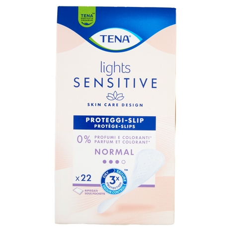 Tena lights Sensitive Proteggi-Slip Normal Ripiegati 22 pz